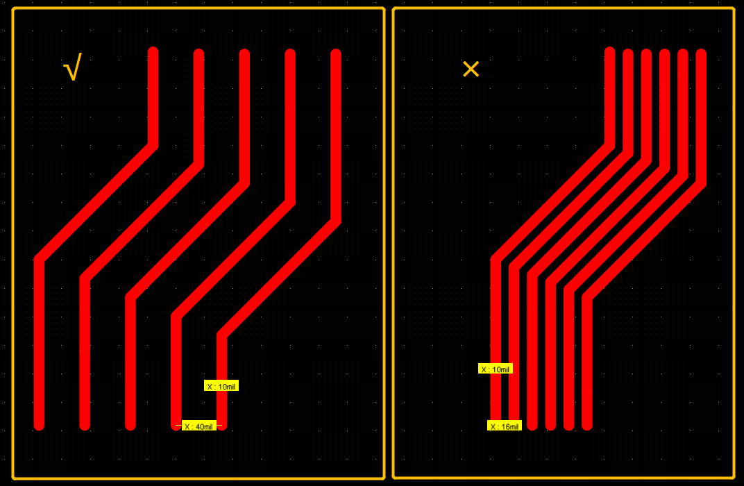 PCB板線寬布局