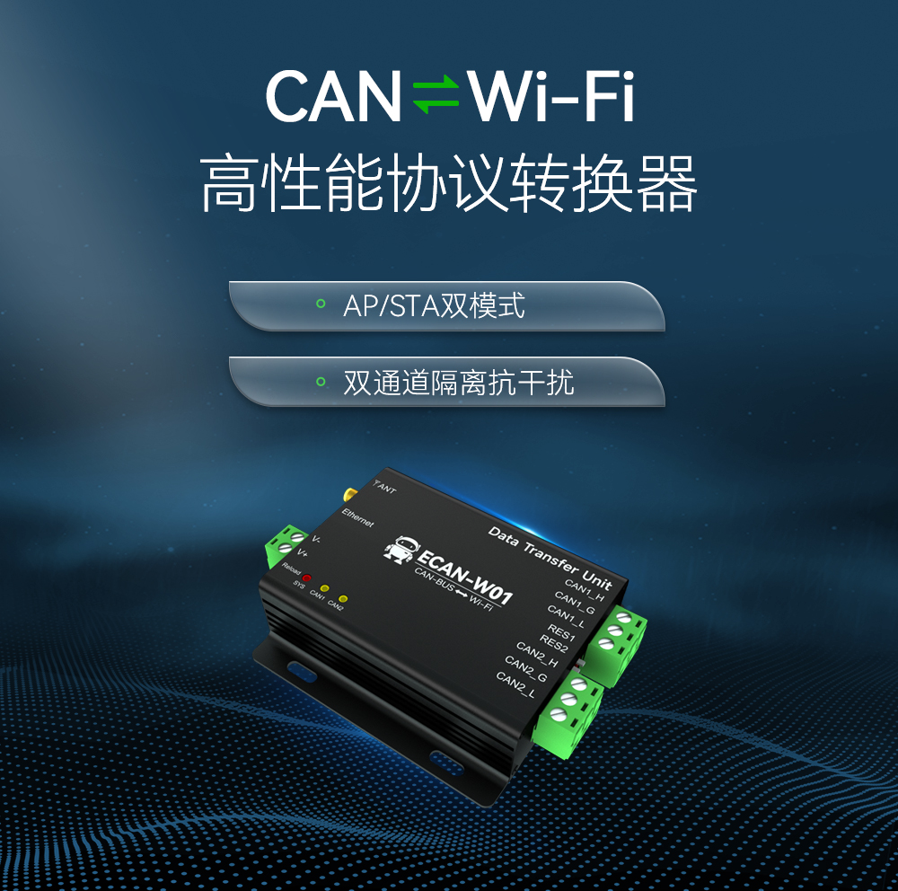 CAN轉(zhuǎn)WiFi協(xié)議轉(zhuǎn)換器 (1)