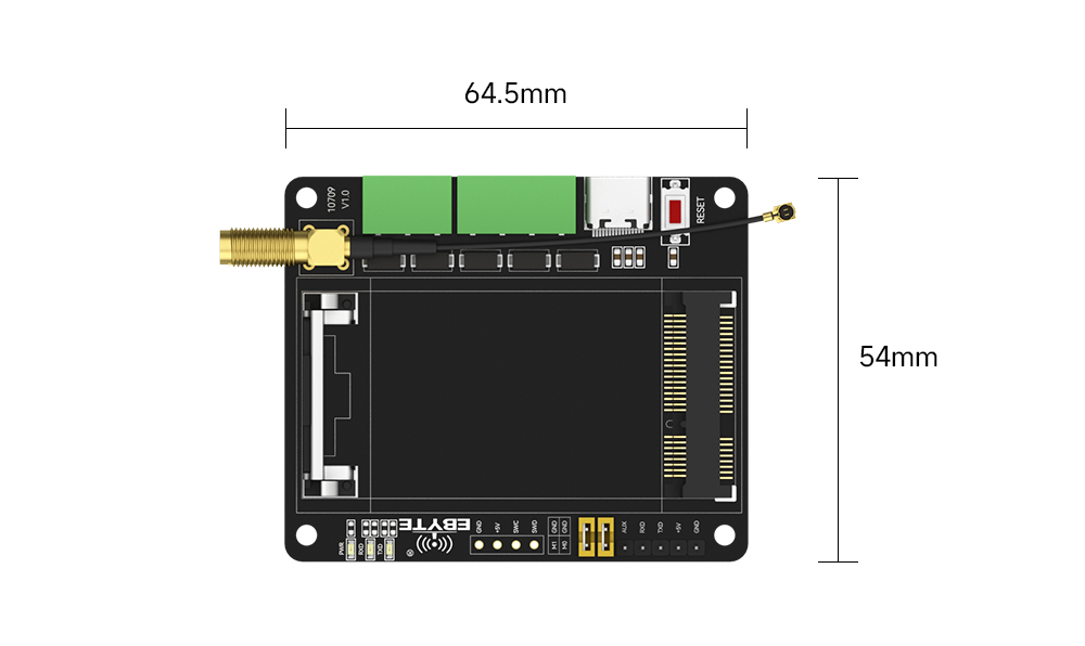 E15-PCIE 系列PCIE轉(zhuǎn)接測試板 尺寸圖