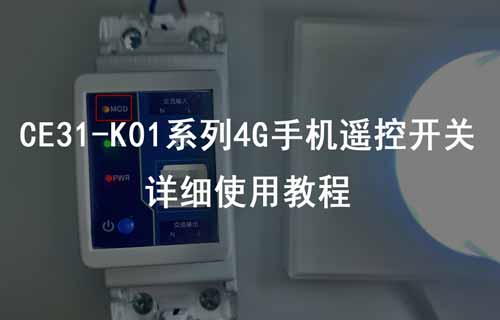 CE31-K01系列4G手機遙控開關產品常見功能配置案例