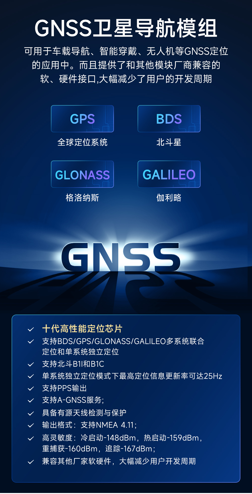E108-GN04 多模衛(wèi)星定位導(dǎo)航模塊 (4)