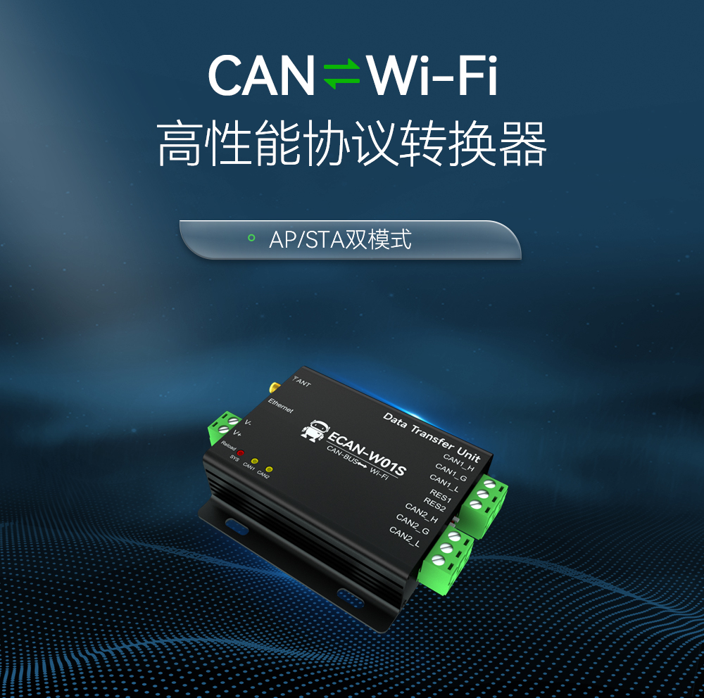 CAN轉(zhuǎn)WiFi協(xié)議轉(zhuǎn)換器 (1)