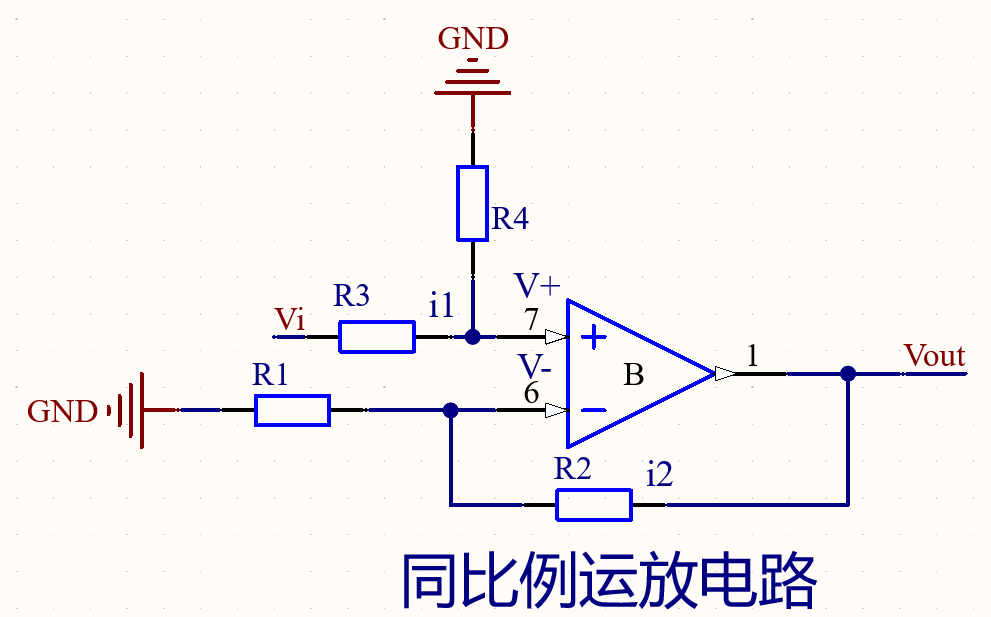 同相比例運(yùn)放