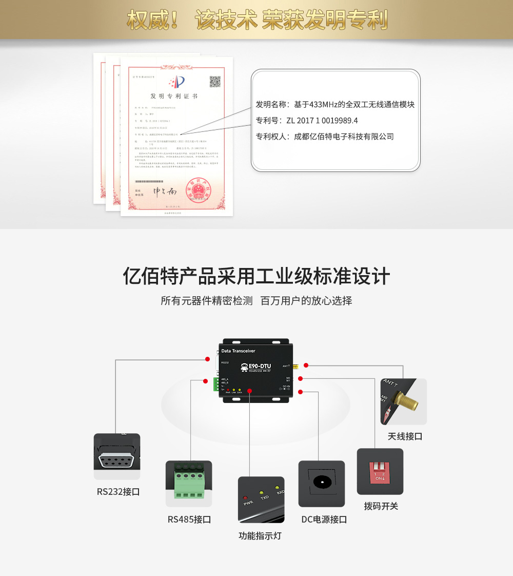 E90-DTU(2G4HD12) -無線數(shù)傳電臺 (2)