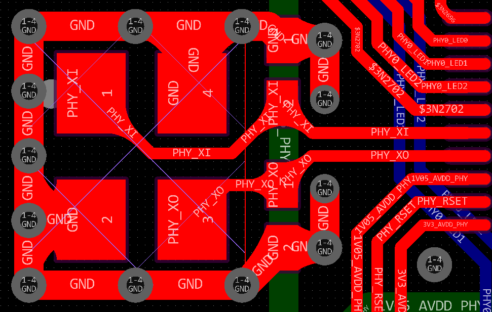 3  PCB邊緣的晶振