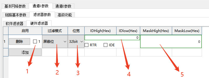 CAN協(xié)議硬件過濾